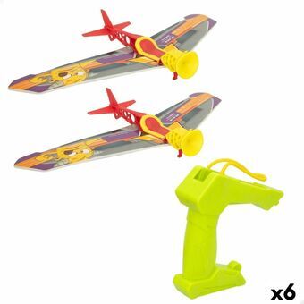 Aeroplane Colorbaby Let\'s Fly Launcher 14,5 x 3,5 x 25 cm (6 Units)