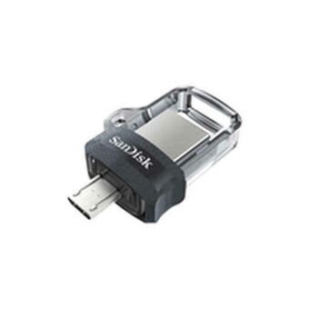 Pendrive SanDisk SDDD3-064G-G46 Black Keychain Silver 64 GB