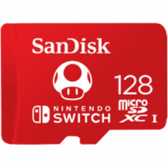 Micro SD Card SanDisk SDSQXAO-128G-GNCZN Rojo/Blanco Red 128 GB Micro SDXC