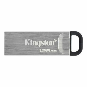USB stick Kingston DTKN/128GB Keychain Silver Black 128 GB