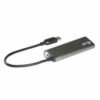 USB Hub i-Tec U3HUB448 Silver Black Grey