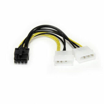 Power Cord Startech LP4PCIEX8ADP Yellow/Black White