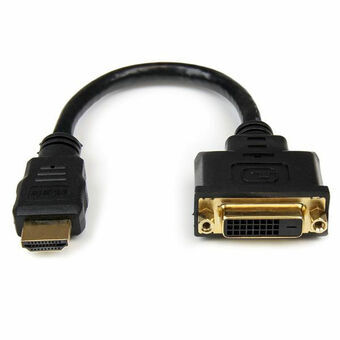 HDMI Adapter Startech HDDVIMF8IN           Black