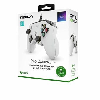 Videogame console joystick Nacon XBXPROCOMPACTWHITE  