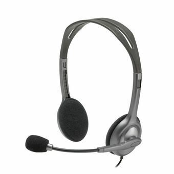 Headphones with Headband Logitech 981-000271 Black Silver