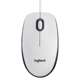 Optical mouse Logitech B100 800 dpi White