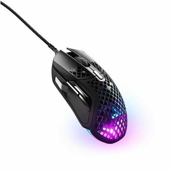 Mouse SteelSeries Aerox 5 Black Gaming LED Lights With cable