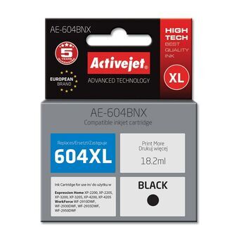 Compatible Ink Cartridge Activejet AE-604BNX Black