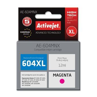 Compatible Ink Cartridge Activejet AE-604MNX Magenta