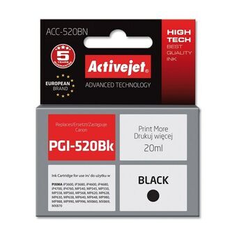 Compatible Ink Cartridge Activejet ACC-520BN Black