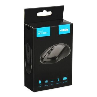 Mouse Ibox IMOF010 Black 1600 dpi