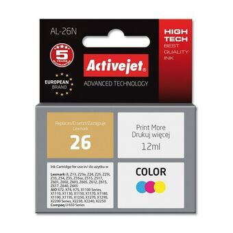Compatible Ink Cartridge Activejet AL-26N Cyan/Magenta/Yellow