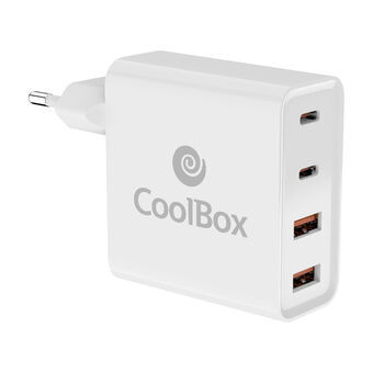 Wall Charger CoolBox COO-CUAC-100P White