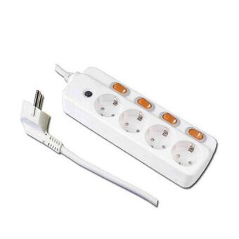 4-socket plugboard with power switch EDM (1,5 m)
