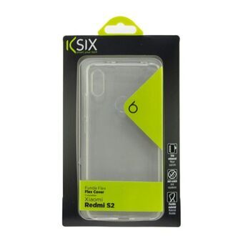 Mobile cover Xiaomi Redmi Note S2 KSIX Flex TPU Transparent
