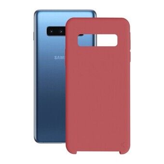Mobile cover Samsung Galaxy S10+ KSIX Soft Red
