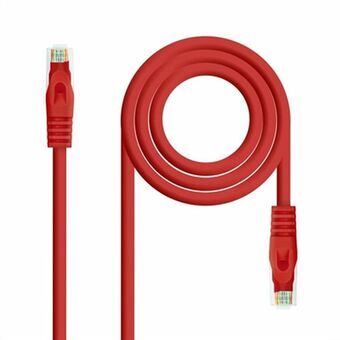 UTP Category 6 Rigid Network Cable NANOCABLE 10.20.1800-L25-R Red 25 cm