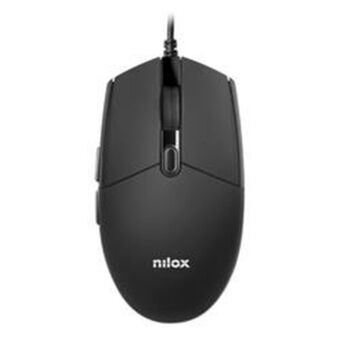 Mouse Nilox MOUSB1004 Black 3200 DPI