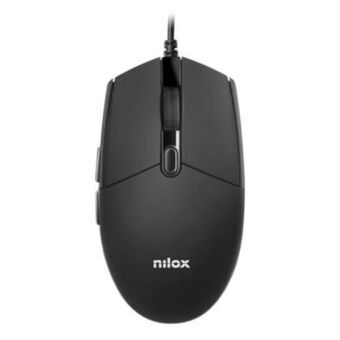 Mouse Nilox MOUSB1004 Black 3200 DPI