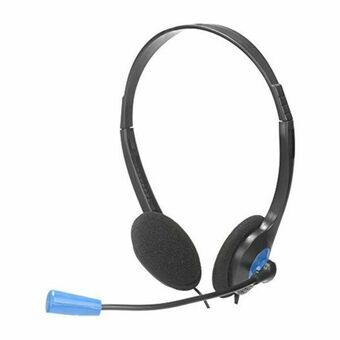 Headphones with Microphone NGS NGS-HEADSET-0003 Black