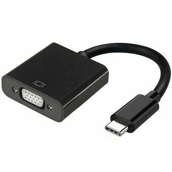 USB-C Adaptor Aisens A109-0347 VGA Black 15 cm