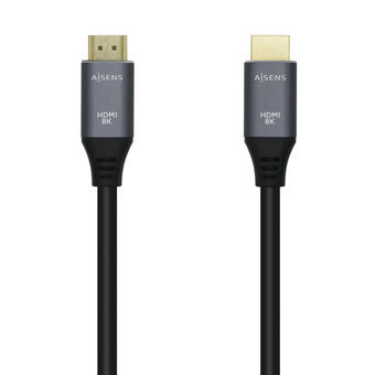 HDMI Cable Aisens A150-0428 Black Black/Grey 2 m