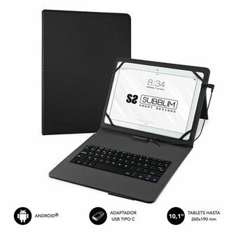 Tablet and Keyboard Case Subblim KEYTAB PRO 10.1" Black