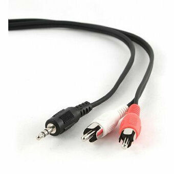 Audio Jack to 2 RCA Cable GEMBIRD CCA-458 1,5 m Black