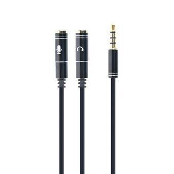 Audio Jack (3.5 mm) Splitter Cable GEMBIRD CCA-417M 20 cm