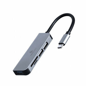 USB Hub GEMBIRD UHB-CM-CRU3P1U2P2-01 Silver