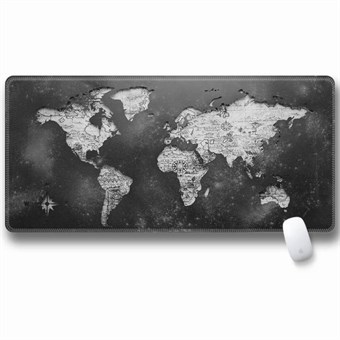 Mousepad XXL with World Map / Gamer Pad - 80 x 30 cm