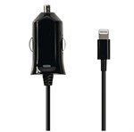 Lightning Charger for the Car - Lightning Male - 12 V Cigarette Lighter - 1 m - Black 2.4 A