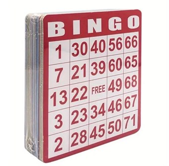 Bingo cards, 500st.