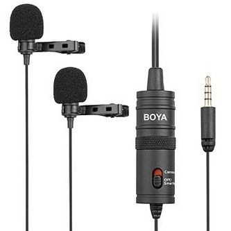 BOYA BY-M1 Clip-on Microphone with 6 m cable