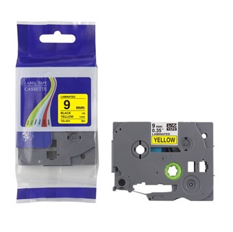 Brother Compatible TZ 231 - Black text White tape 12mm x 8 m