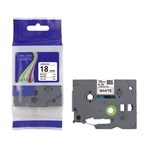 Brother Compatible TZ 231 - Black text White tape 12mm x 8 m