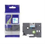 Brother Compatible TZ 231 - Black text White tape 12mm x 8 m