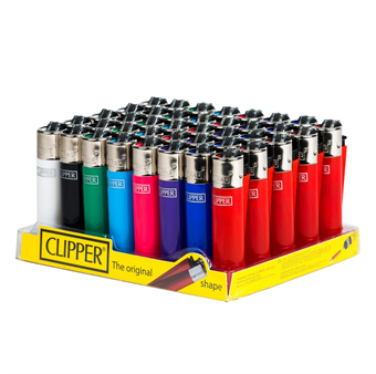 Clipper Classic Flint Lighters - 40 pcs