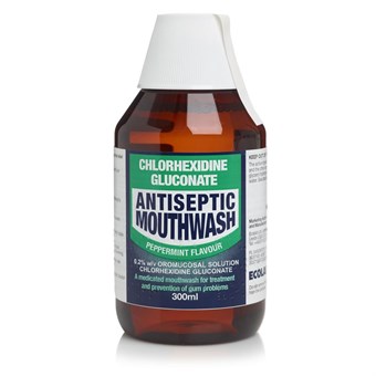 Chlorhexidine Mouthwash - Ecolab Chlorhexidine Antiseptic - Peppermint - 300 ml