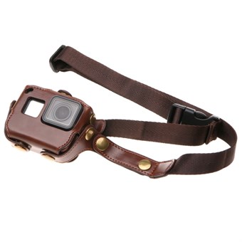 Classy Case with neck strap for GoPro HERO 7/6/5 - Brown