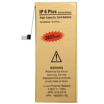 iPhone 6 Plus Rechargeable 3.82V / 3800mAh Li-ion Battery