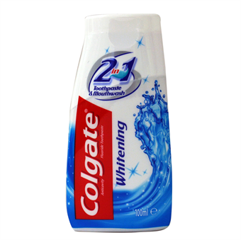 Colgate 2 in 1 Whitening Toothpaste & Mouthwash - 100 ml