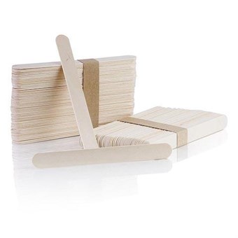 Wood spatula for wax treatment 25 pcs.
