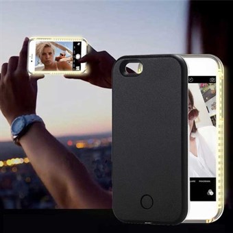 Selfie Cover with LED Light for iPhone 6 Plus / iPhone 6s Plus - Black