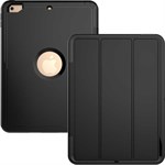 Magnetic 3-fold Sleep / Wake-up Cover for iPad 9.7 "(2018) / iPad 9.7" (2017) - Black