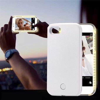 Selfie Cover with LED Light for iPhone 6 Plus / iPhone 6s Plus - White
