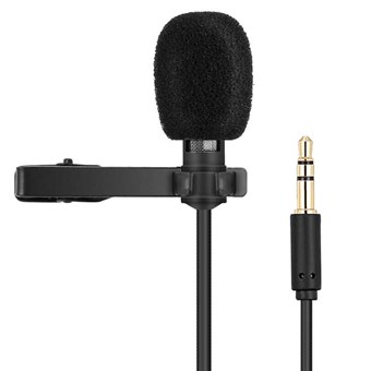 Lapel Lavalier Microphone for Smartphone, Camera and PC / iOS & Android