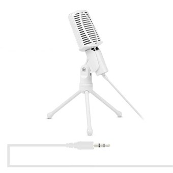 Media Condenser Microphone w / Tripod Tripod for PC & Mac