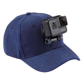 PULUZ® Baseball Cap with Mount for GoPro - Blue
