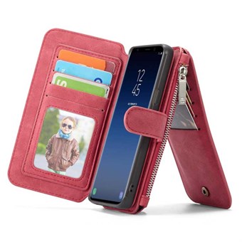 CaseMe Flip Wallet for Samsung Galaxy S9 - Red